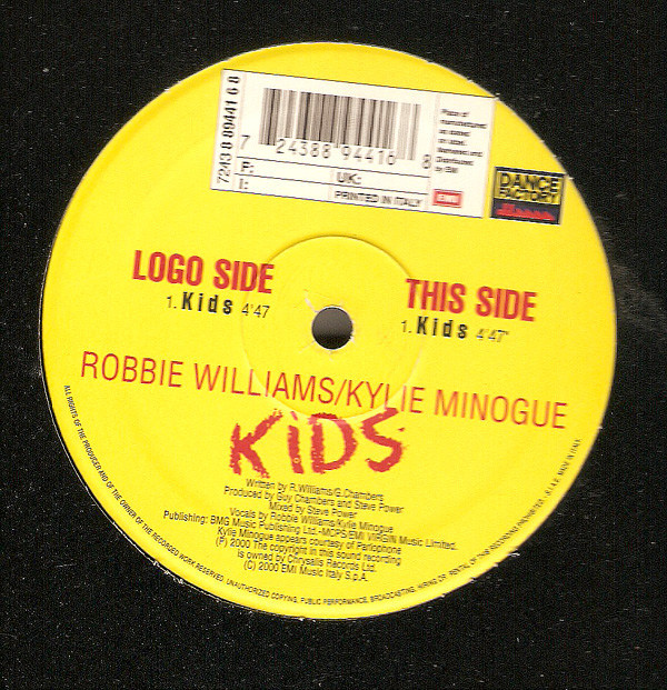 (MA197) Robbie Williams / Kylie Minogue ‎– Kids