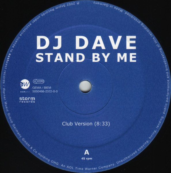 (1152) DJ Dave ‎– Stand By Me