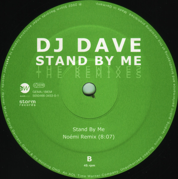 (30326) DJ Dave ‎– Stand By Me (The Remixes)