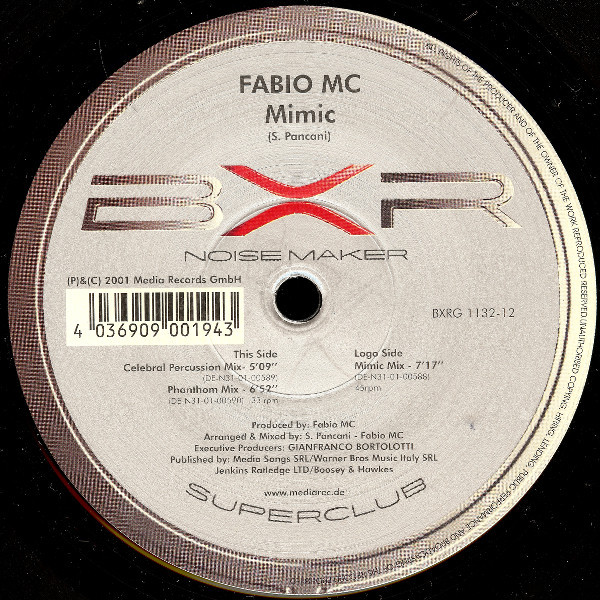 (SZ0127) Fabio MC ‎– Mimic