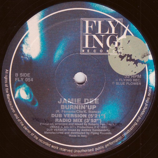 (A1256) Jamie Dee ‎– Burnin' Up