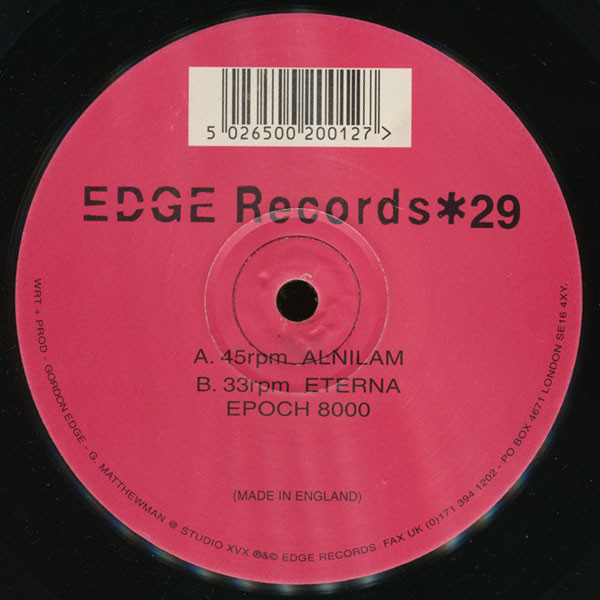 (AL189) DJ Edge ‎– *29