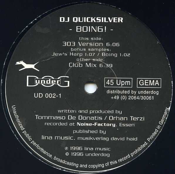 (25297) DJ Quicksilver ‎– Boing!