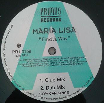 (30607) Maria Lisa ‎– Find A Way