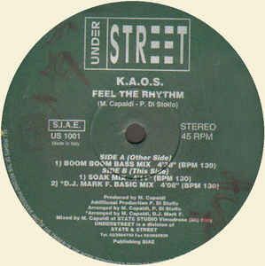 (CMD204) K.A.O.S. ‎– Feel The Rhythm