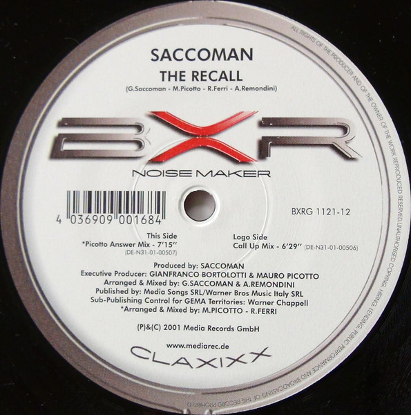 (21991) Saccoman ‎– The Recall
