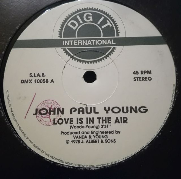 (CMD179) John Paul Young / Blue ‎– Love Is In The Air