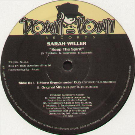 (AL110) Sarah Willer ‎– Keep The Spirit