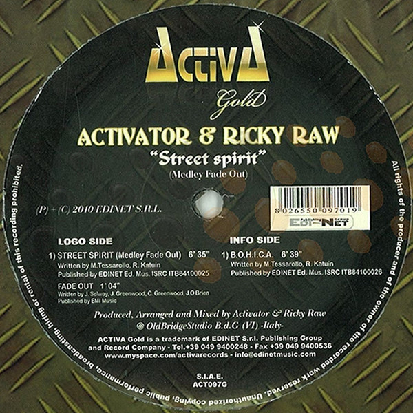 (A3033) Activator & Ricky Raw ‎– Street Spirit (Medley Fade Out)