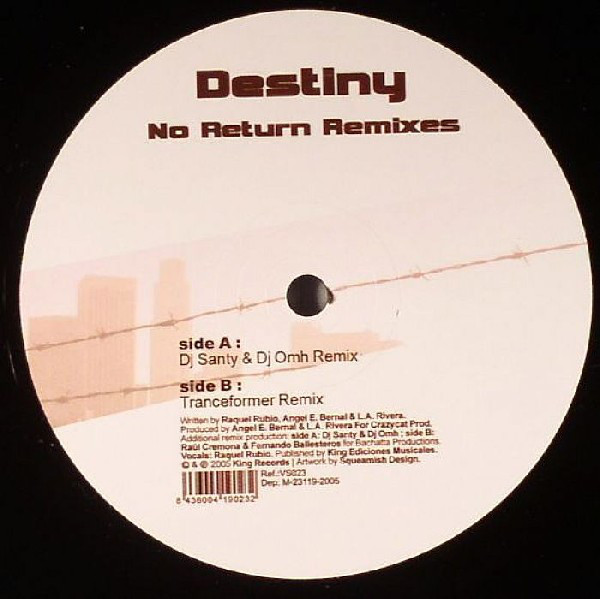 (7232) Destiny ‎– No Return (Remixes)