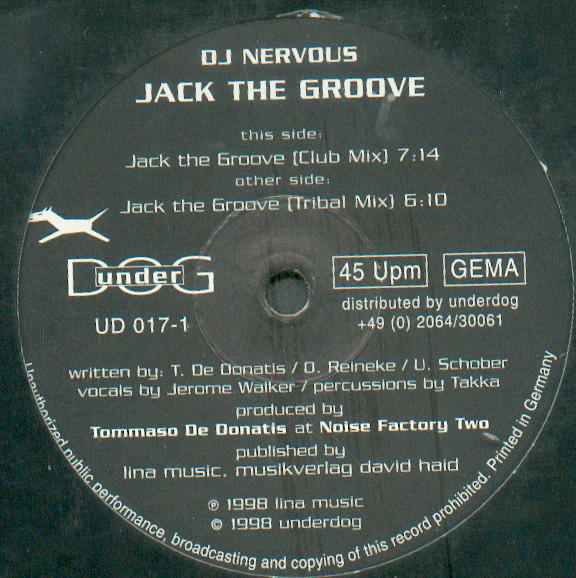 (CM1368) DJ Nervous ‎– Jack The Groove