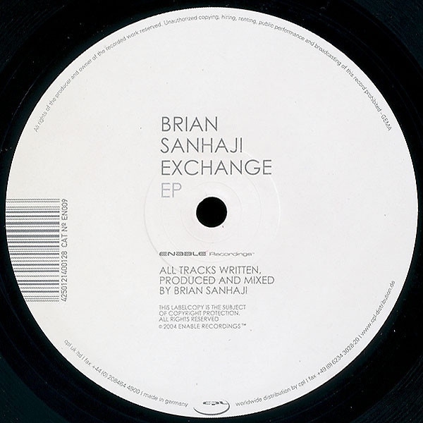 (29775) Brian Sanhaji ‎– Exchange EP