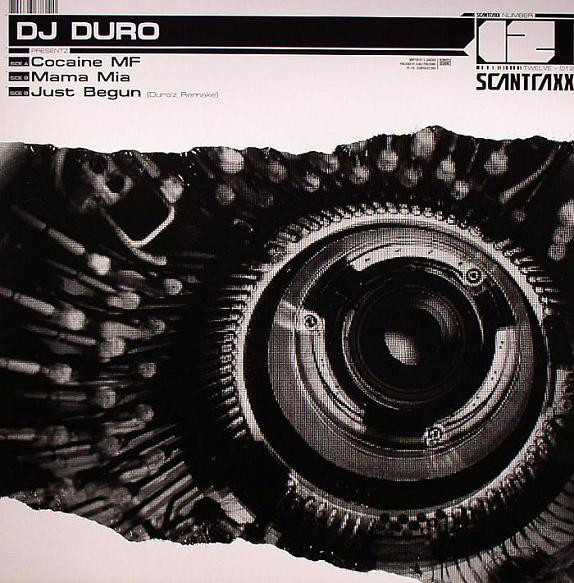 (ST33) DJ Duro ‎– Cocaine MF / Mama Mia / Just Begun (Duro'z Remake) (VG/VG)
