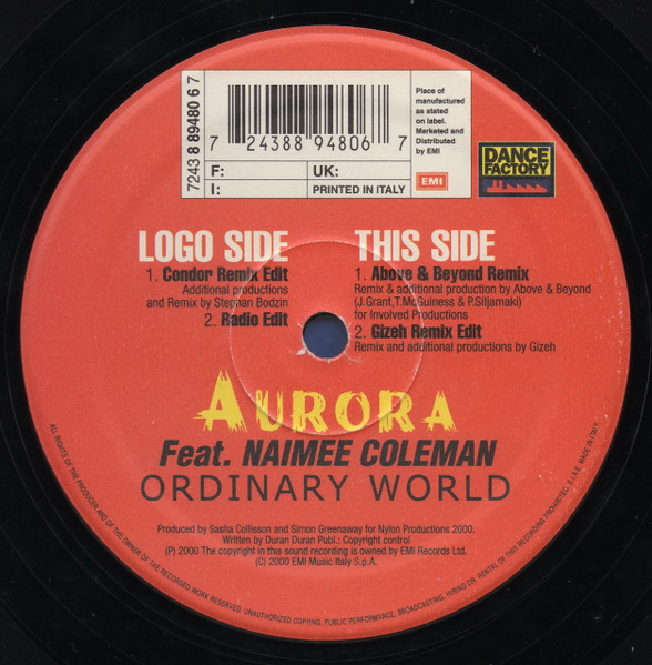 (30930) Aurora Feat. Naimee Coleman – Ordinary World