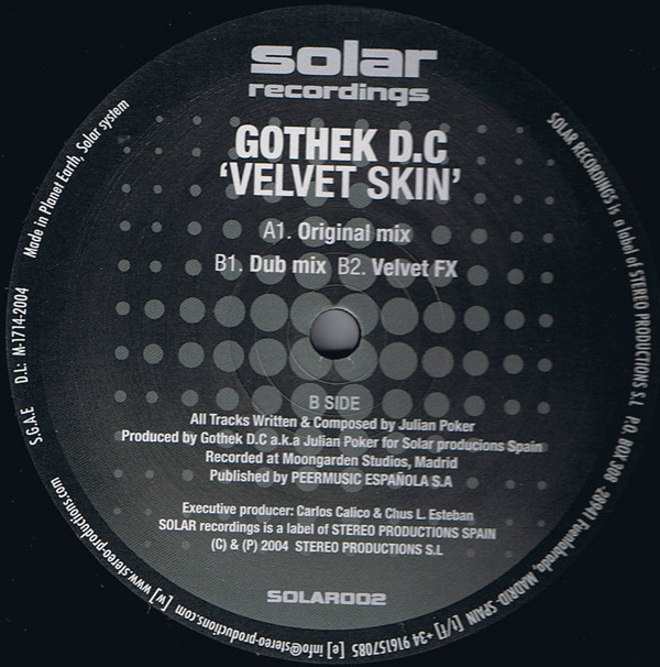 (3857) Gothek D.C. ‎– Velvet Skin