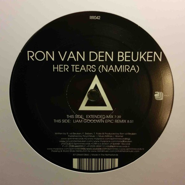 (27341) Ron van den Beuken / Jonas Stenberg ‎– Her Tears (Namira) / Nightfall