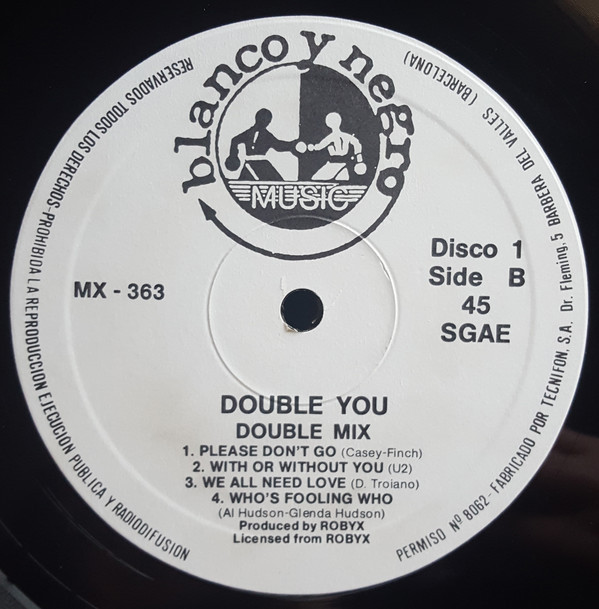 (JR727) Double You ‎– Double Mix