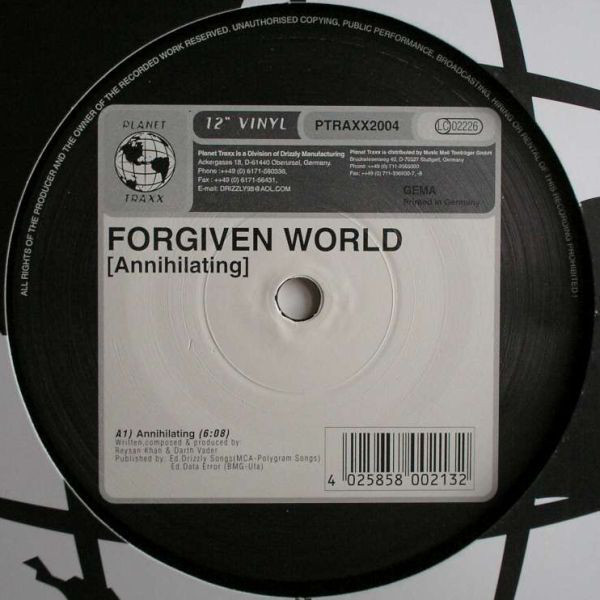 (24995) Forgiven World ‎– Annihilating