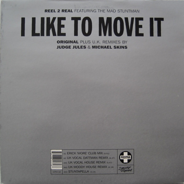 (CUB081) Reel 2 Real Featuring The Mad Stuntman ‎– I Like To Move It