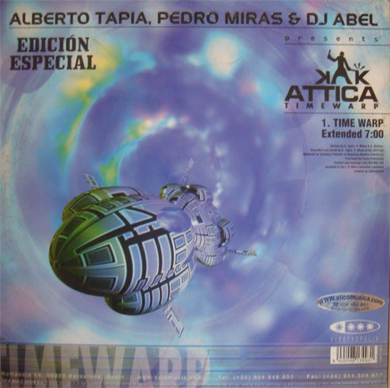 (20696) Abel Ramos Presents Overdrive / Alberto Tapia, Pedro Miras & DJ Abel Presents Attica ‎– Das Spiegel / Time Warp (Edición Especial)