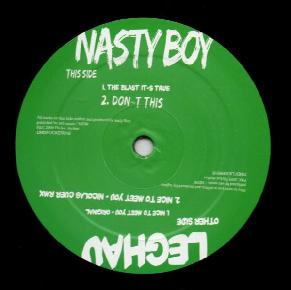 (CO220) Nasty Boy / Leghau ‎– The Blast It's True / Nice To Meet You