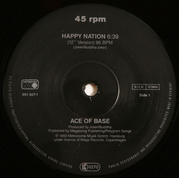 (CMD763) Ace Of Base – Happy Nation