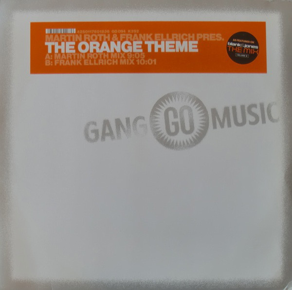 (CUB1314) Martin Roth & Frank Ellrich ‎– The Orange Theme