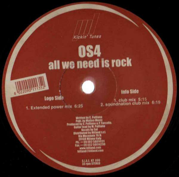 (27510) OS4 ‎– All We Need Is Rock