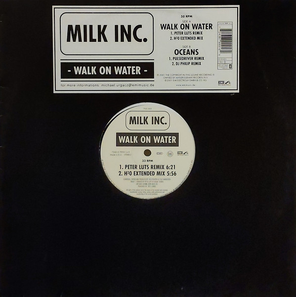 (26982B) Milk Inc. ‎– Walk On Water / Oceans (Part I)