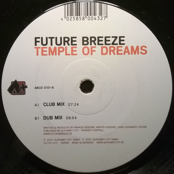 (ANT15B) Future Breeze ‎– Temple Of Dreams