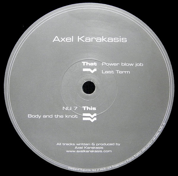 (4403) Axel Karakasis ‎– Power Blow Job EP