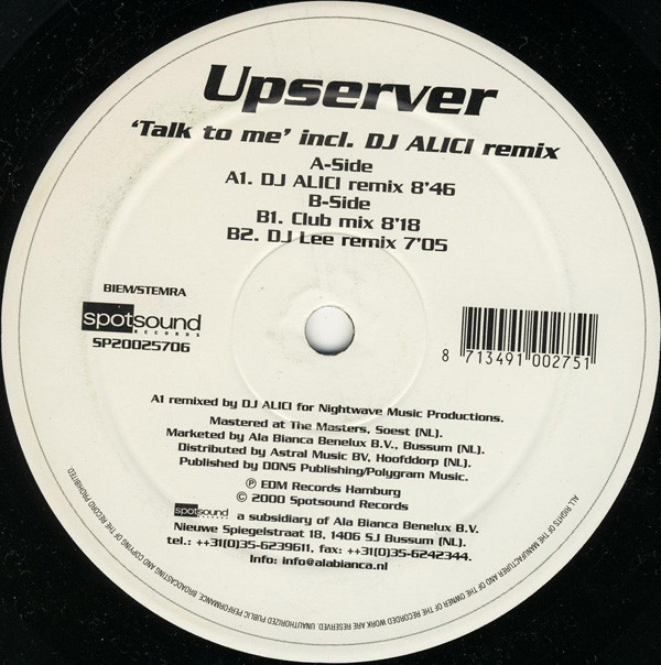 (30080) Upserver ‎– Talk To Me