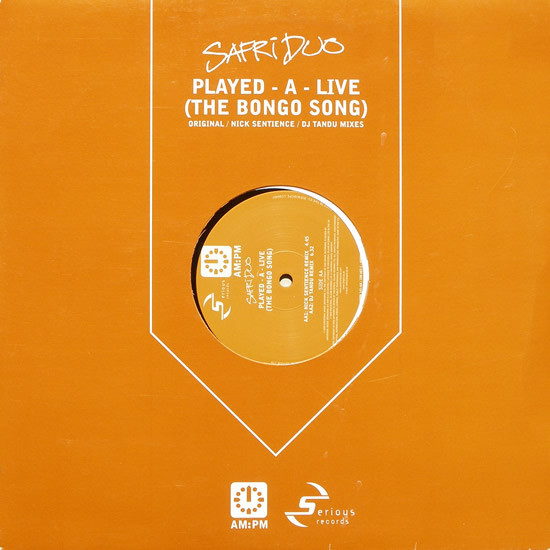 (F0032) Safri Duo ‎– Played - A - Live (The Bongo Song)