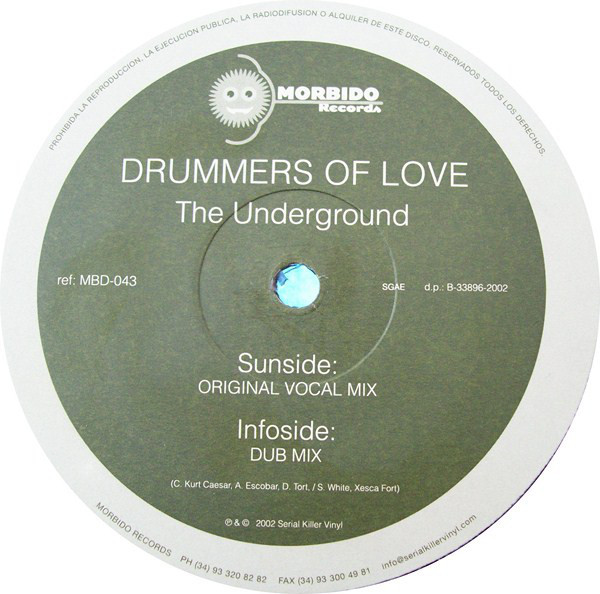 (2882) Drummers Of Love ‎– The Underground