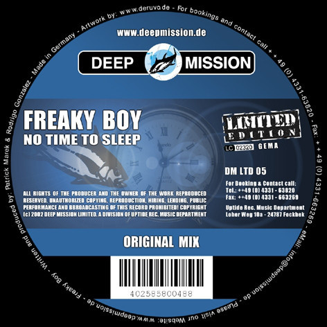 (25380) Freaky Boy ‎– No Time To Sleep