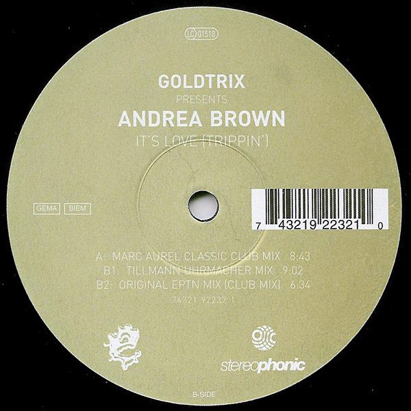 (RIV418) Goldtrix Presents Andrea Brown ‎– It's Love (Trippin')