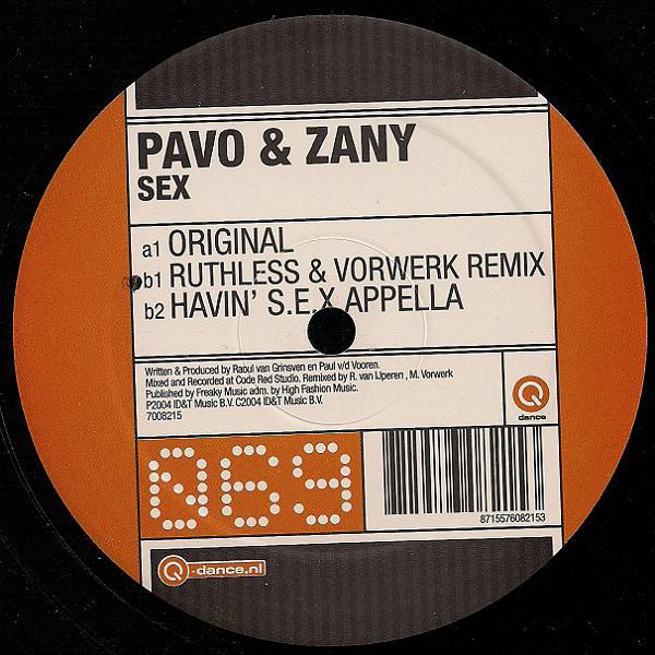 (5389) Pavo & Zany ‎– Sex
