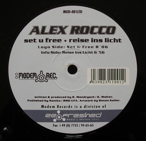 (23704) Alex Rocco ‎– Set U Free / Reise Ins Licht