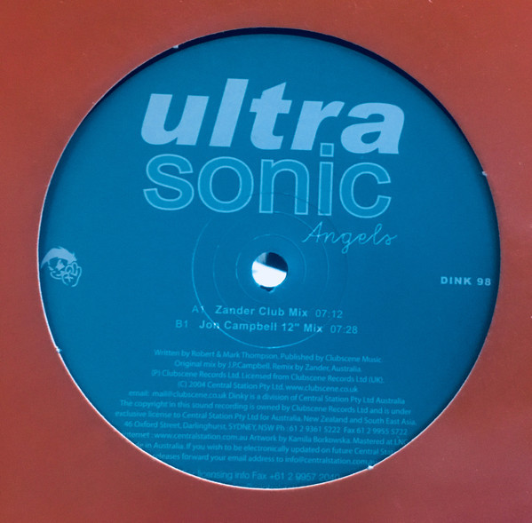 (4675) Ultra Sonic ‎– Angels