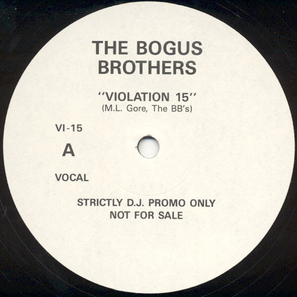 (27083) The Bogus Brothers ‎– Violation 15