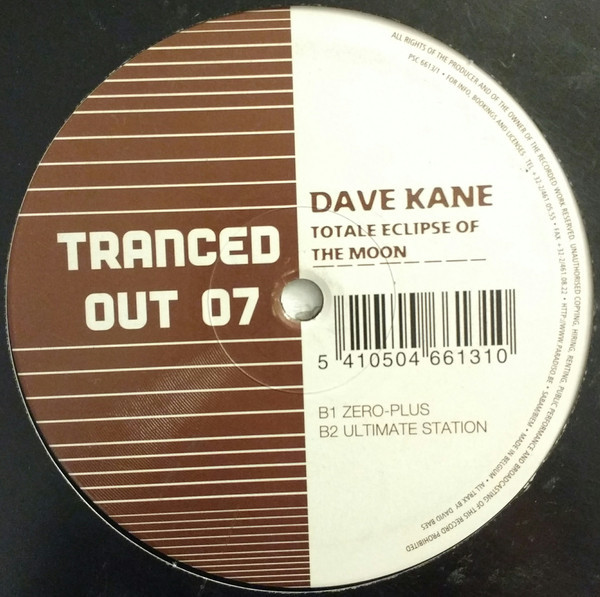 (29607) Dave Kane ‎– Totale Eclipse Of The Moon