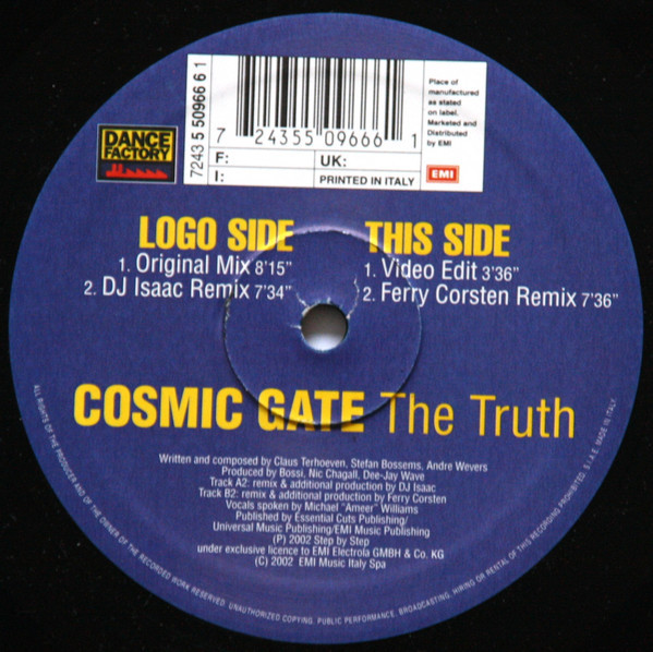 (0214C) Cosmic Gate – The Truth