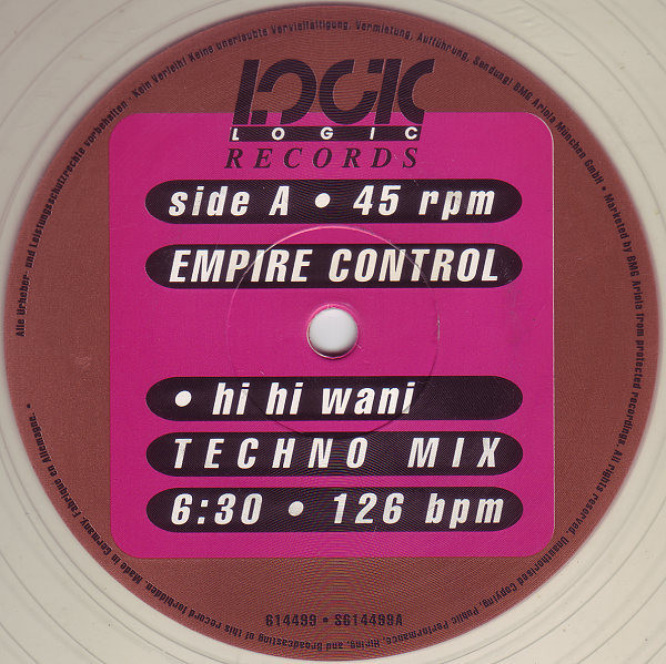 (SIN077) Empire Control ‎– Hi Hi Wani (The Indian Dance)
