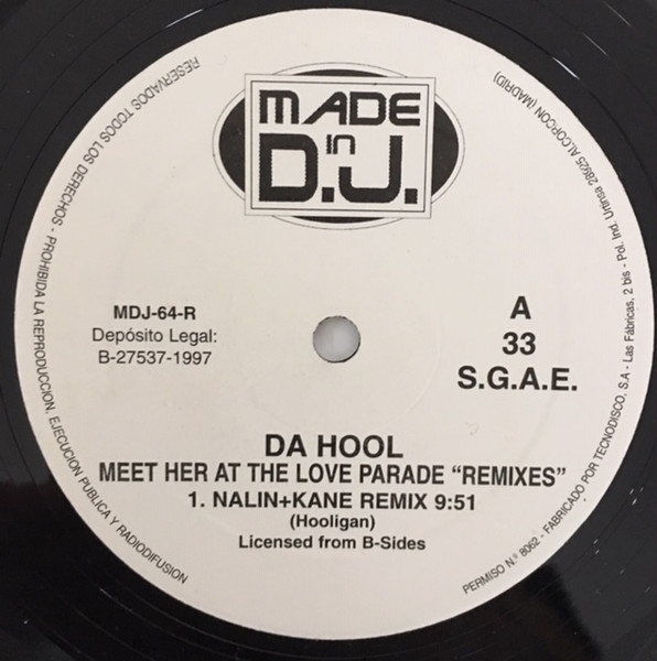 (F0030) Da Hool ‎– Meet Her At The Love Parade