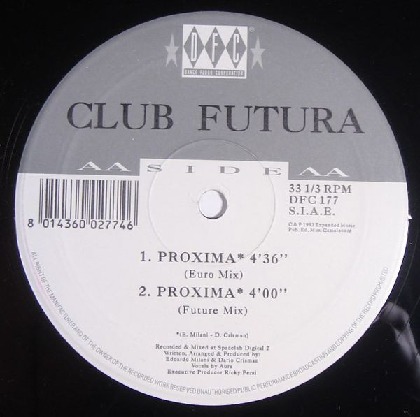 (26761) Club Futura ‎– Proxima