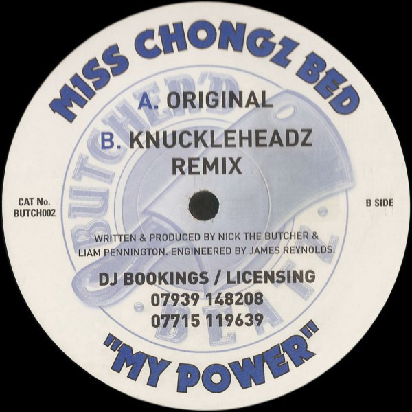 (A1843) Miss Chongz Bed ‎– My Power