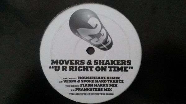 (RIV177) Movers N Shakers ‎– U R Right On Time