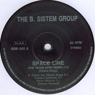 (CUB2738) The B. Sistem Group ‎– Space Line