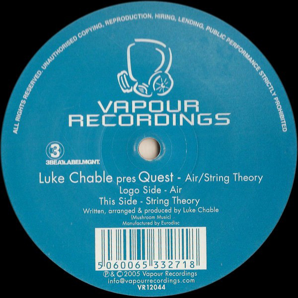 (CM1991) Luke Chable Pres Quest ‎– Air / String Theory