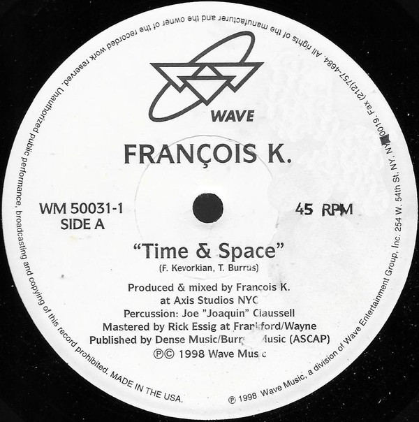 (CMD72) François K ‎– Time And Space